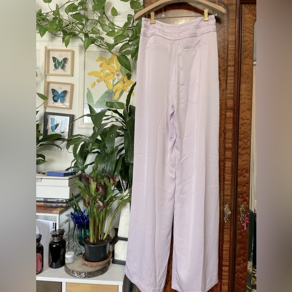 Ramy Brook Satin Joss Wide-Leg Pants - Picture 3 of 16